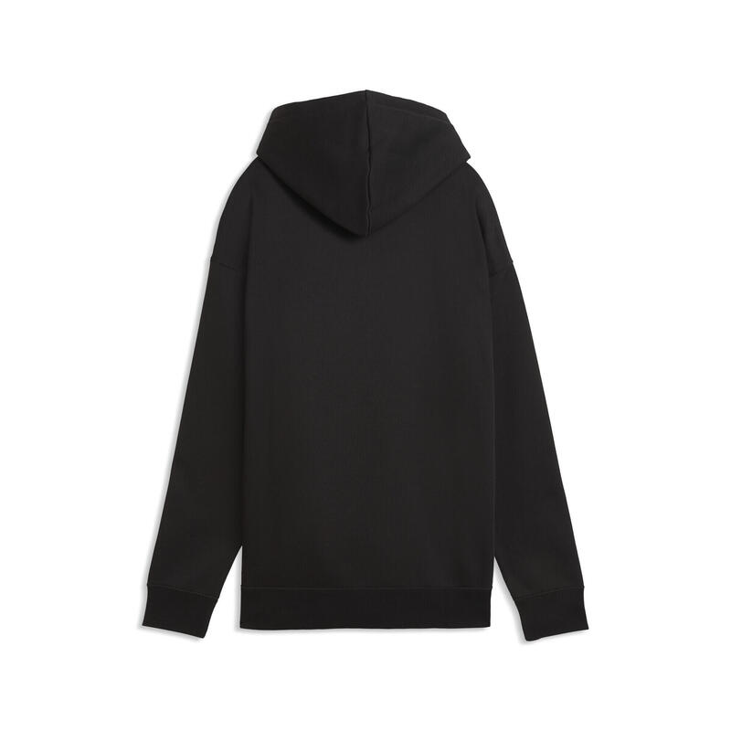 Pulover alergare femei cu glugă Essentials Fleece Relaxed, roz PUMA