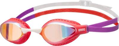 Arena zwembril airspeed mirror zilver/paars