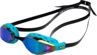 Gafas de natación Arena con cristales espejados Air Sonic Mirror Negro y Azul 1/8