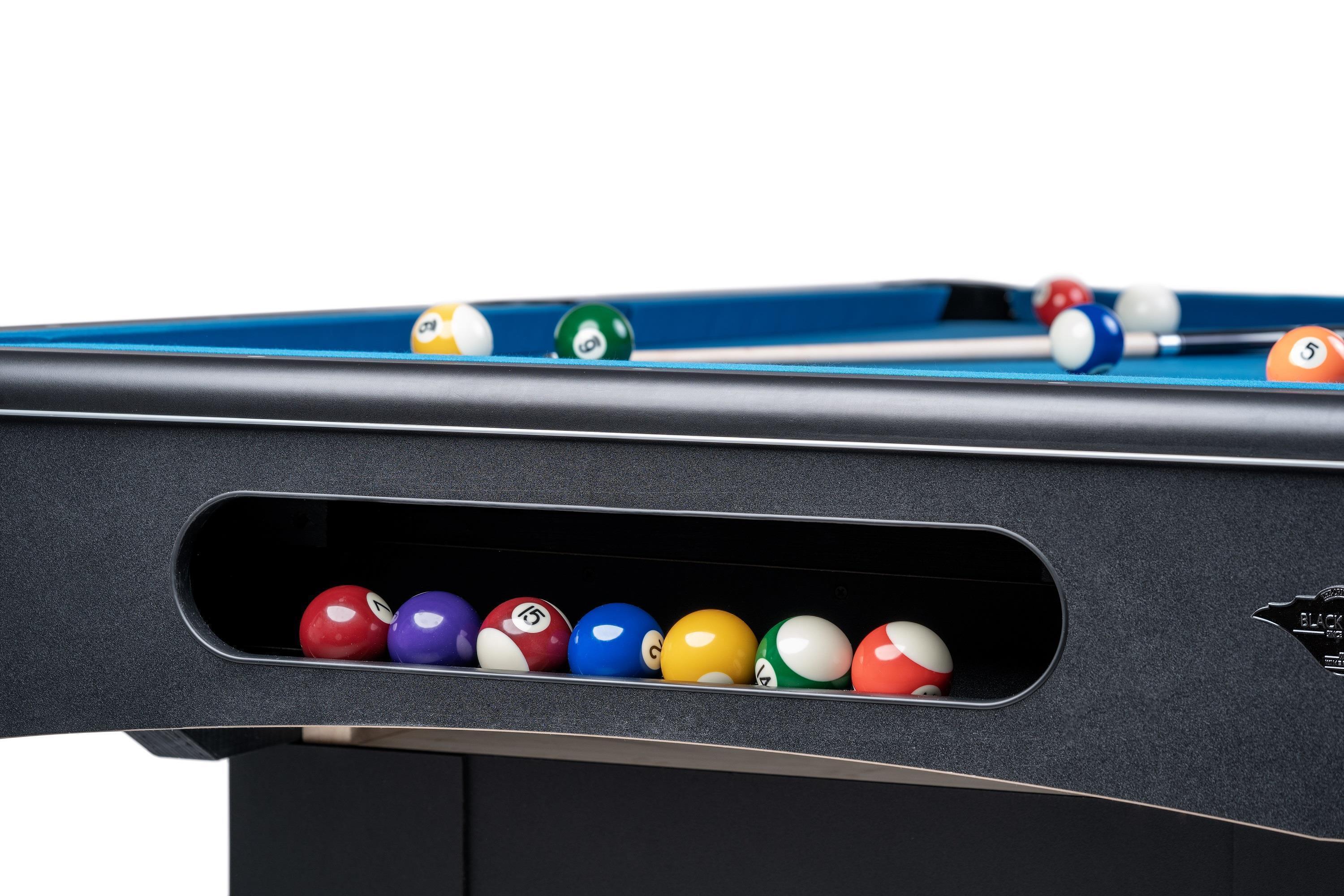 Mesa de bilhar "Black Pool", 9 ft, nova com superfície de ardósia 9/10