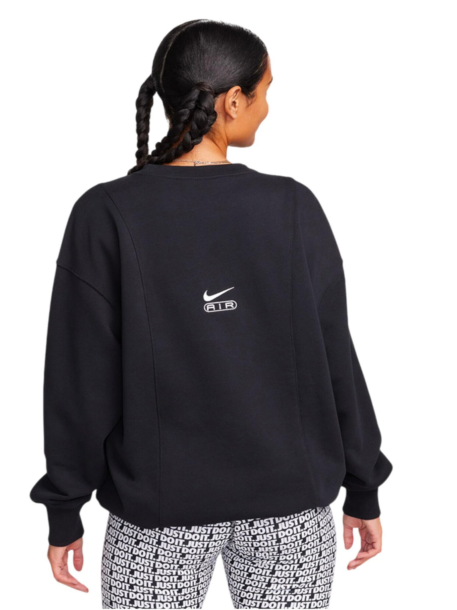 Felpa Nike Sportswear W NSW AIR OOS FLC CREW 2/3