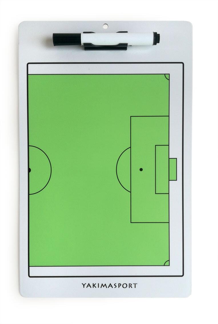 Faltbare Taktiktafel Fußball 23 x 40 cm, mit Marker und Magneten 2/4