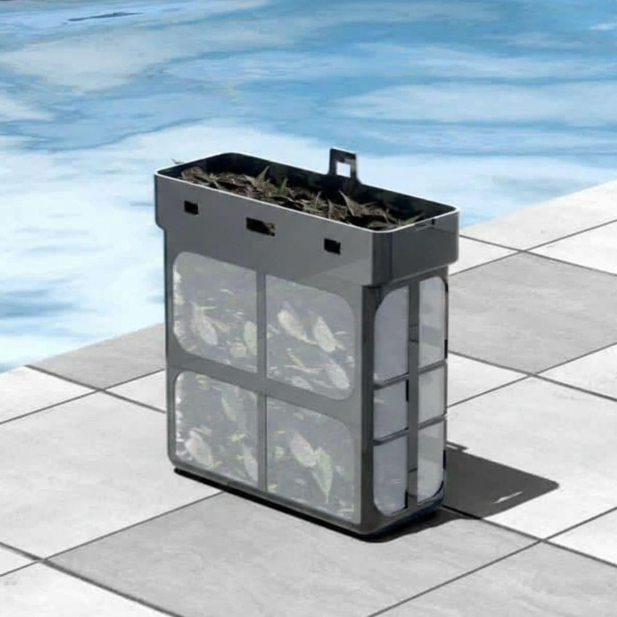 Robot limpiafondos piscina skimmer E-TRON F1 Wybot solar 24h 7L EdgeMaster 4/10