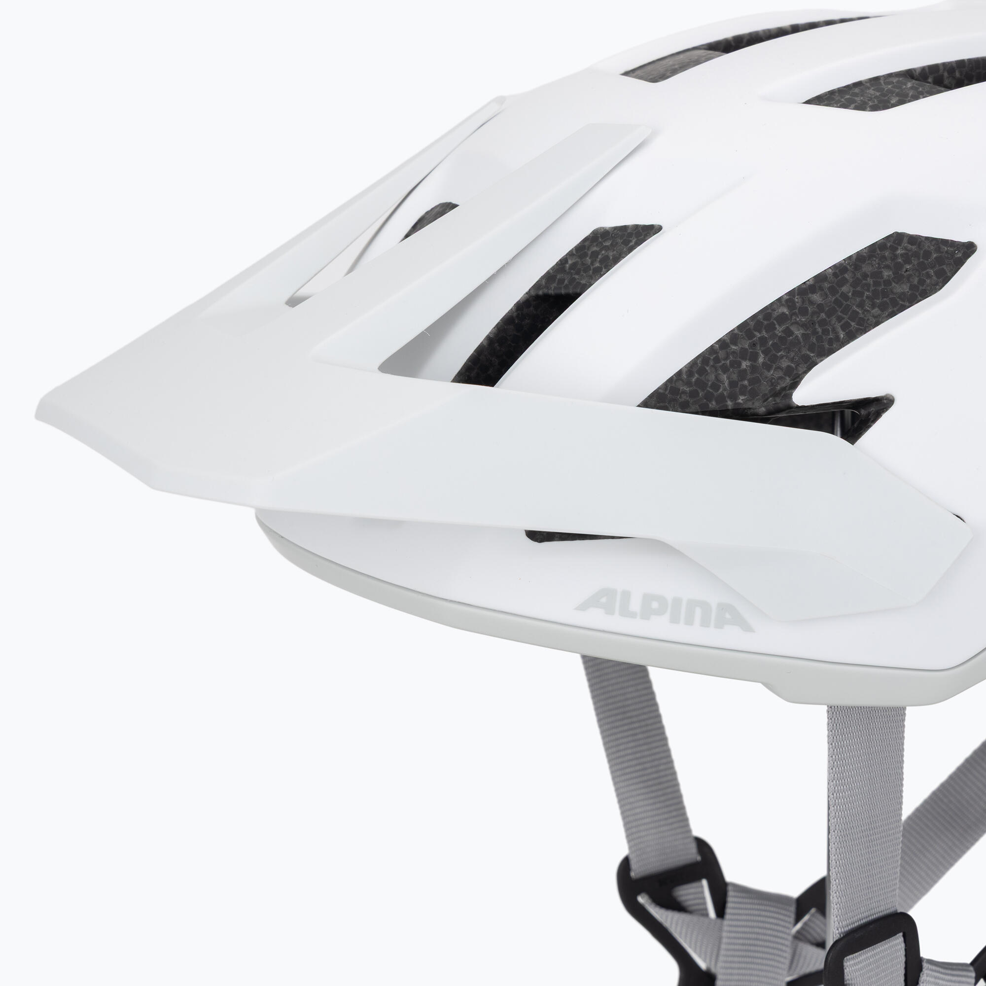 Olympic Sportswear Alpina Taunus kask MTB 55-59 cm matowy biały 7/7