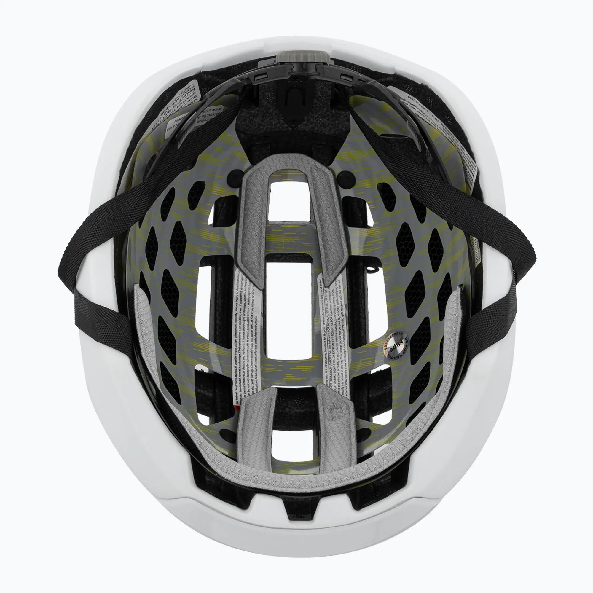 Smith White Unisex Network Mips Road Bike Helmet - Large 5/6