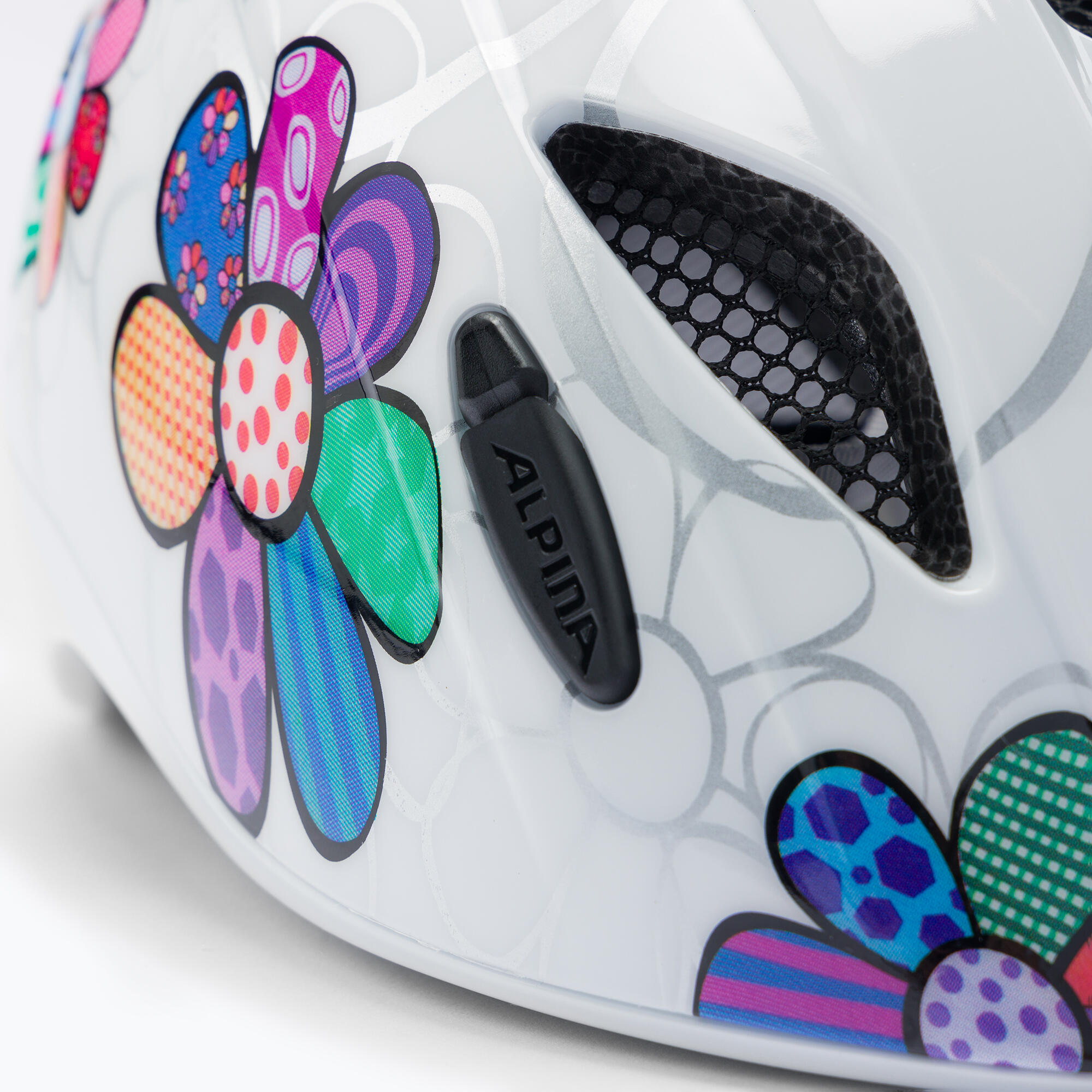Kinder-Helm Ximo Flash biały kwiat 6/7