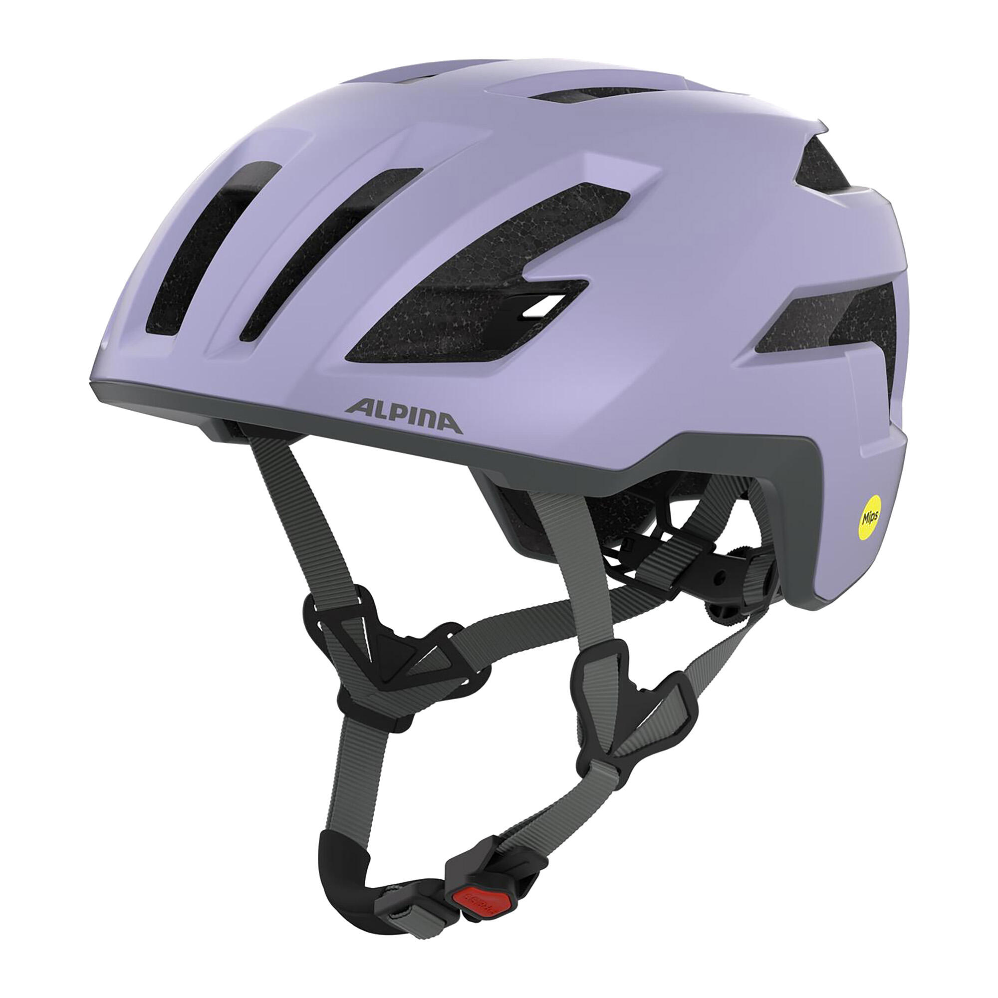 Olympic Sportswear Alpina Taunus casque gravel MIPS 55-59 lila mat 5/5