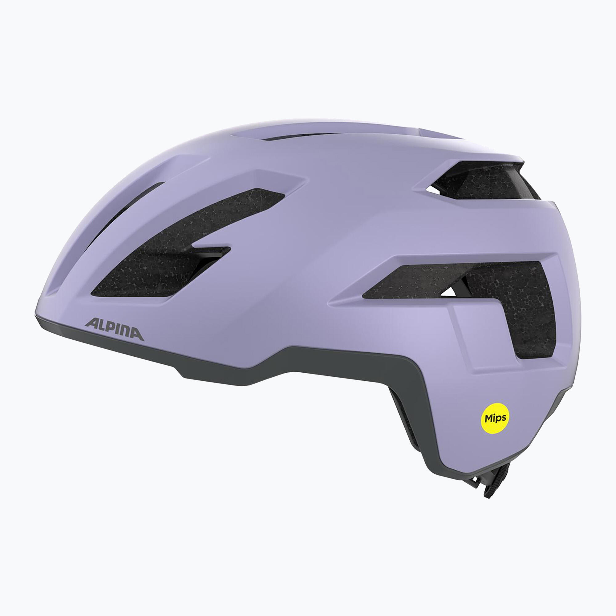 Olympic Sportswear Alpina Taunus casque gravel MIPS 55-59 lila mat 4/5