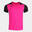 Maillot manches courtes Homme Joma Record ii rose fluo noir