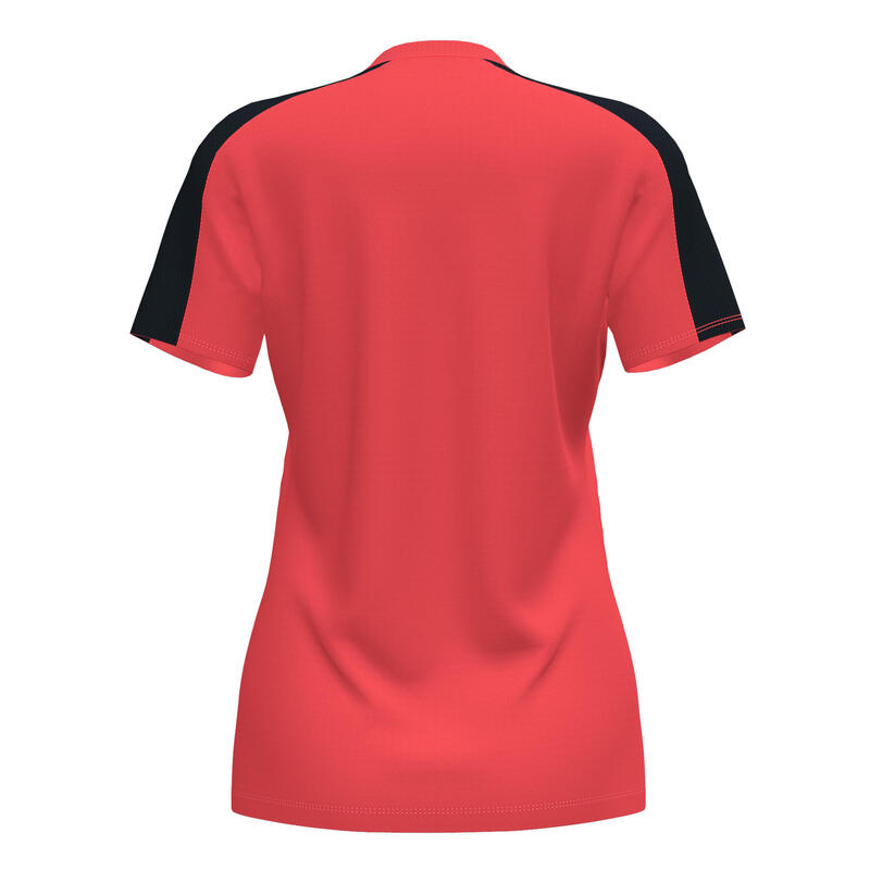 Maillot manches courtes Femme Joma Academy iii corail fluo noir