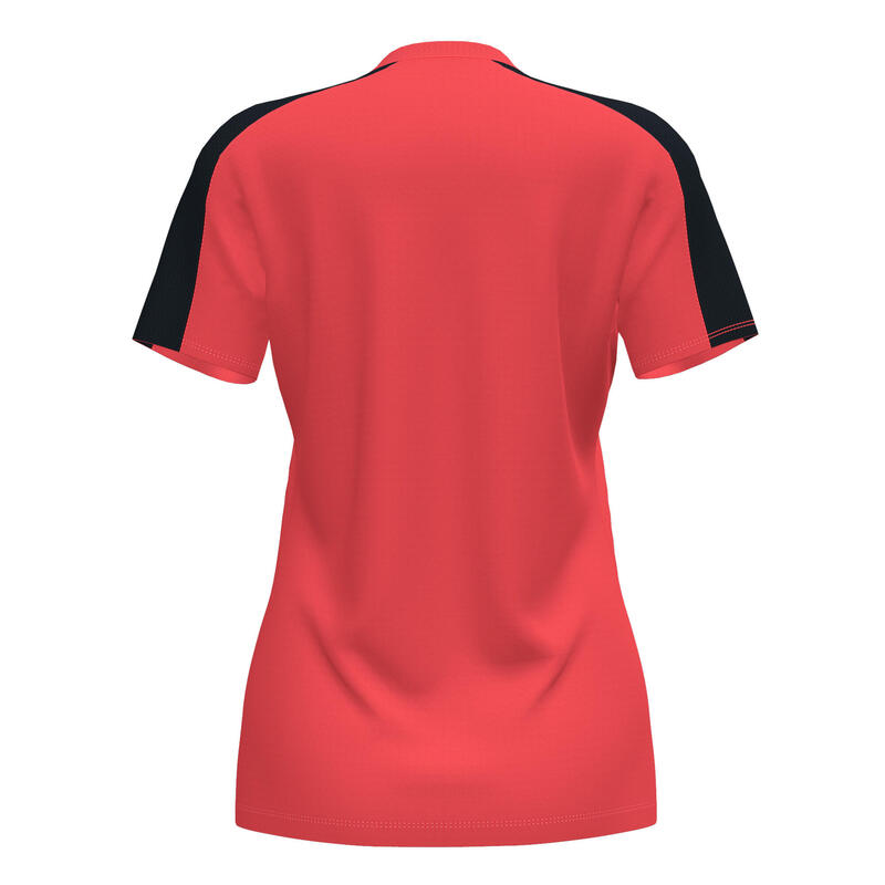 Maillot manches courtes Fille Joma Academy iii corail fluo noir