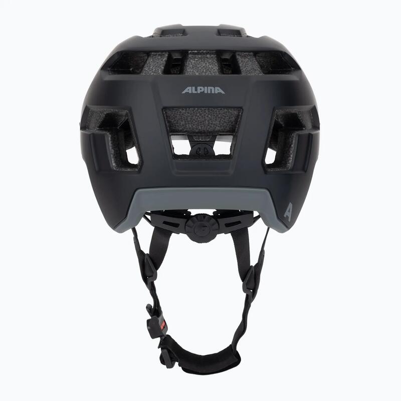 Cască MTB Olympic Sportswear Alpina Taunus 55-59 negru/gri mat