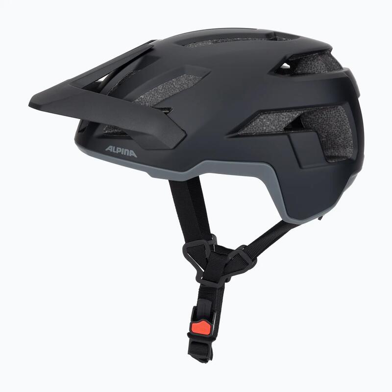 Cască MTB Olympic Sportswear Alpina Taunus 55-59 negru/gri mat