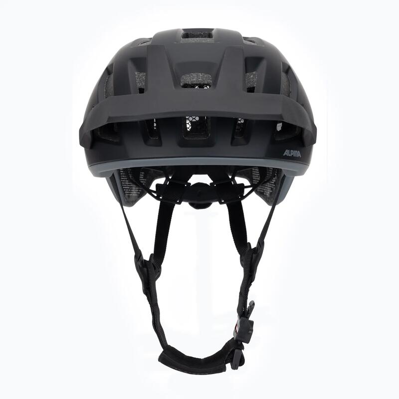 Cască MTB Olympic Sportswear Alpina Taunus 55-59 negru/gri mat