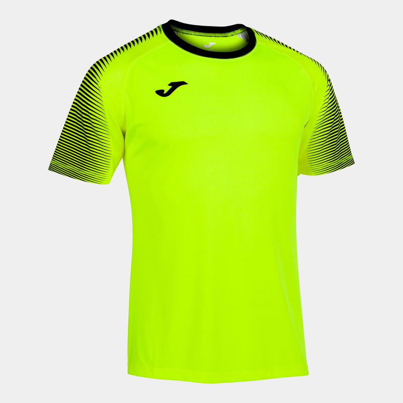 Camiseta Manga Corta Balonmano Hombre Joma Hispa III Amarillo Flúor