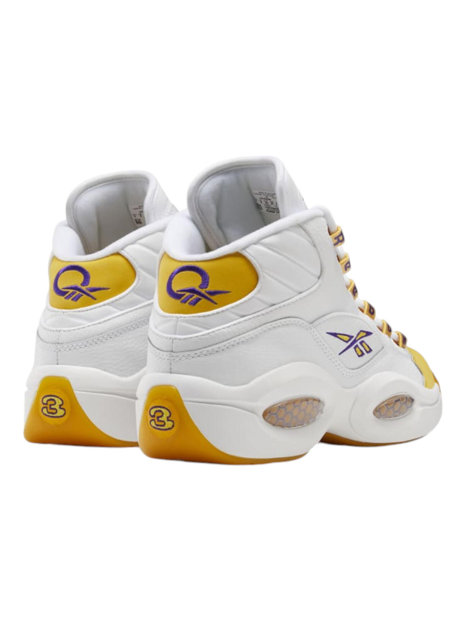 Reebok - Sneakers QUESTION MID en cuir pour homme 3/6