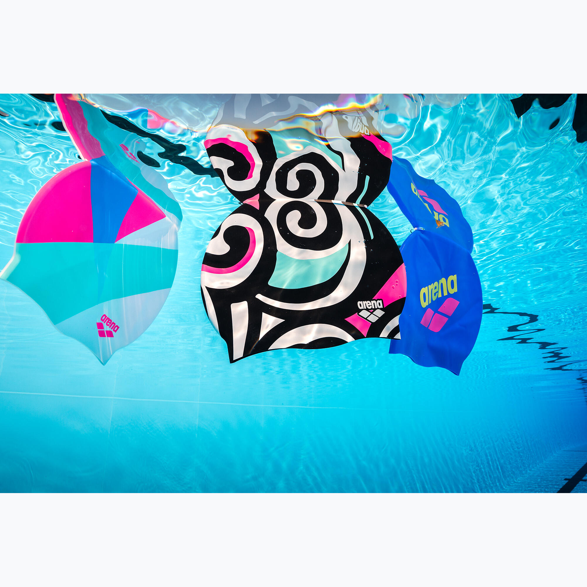 Bonnet de bain unisexe Arena PRINT 2 7/7