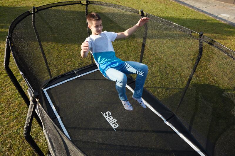 Trampoline - Premium Black Edition - 183 cm - Rund Schwarz 9/10