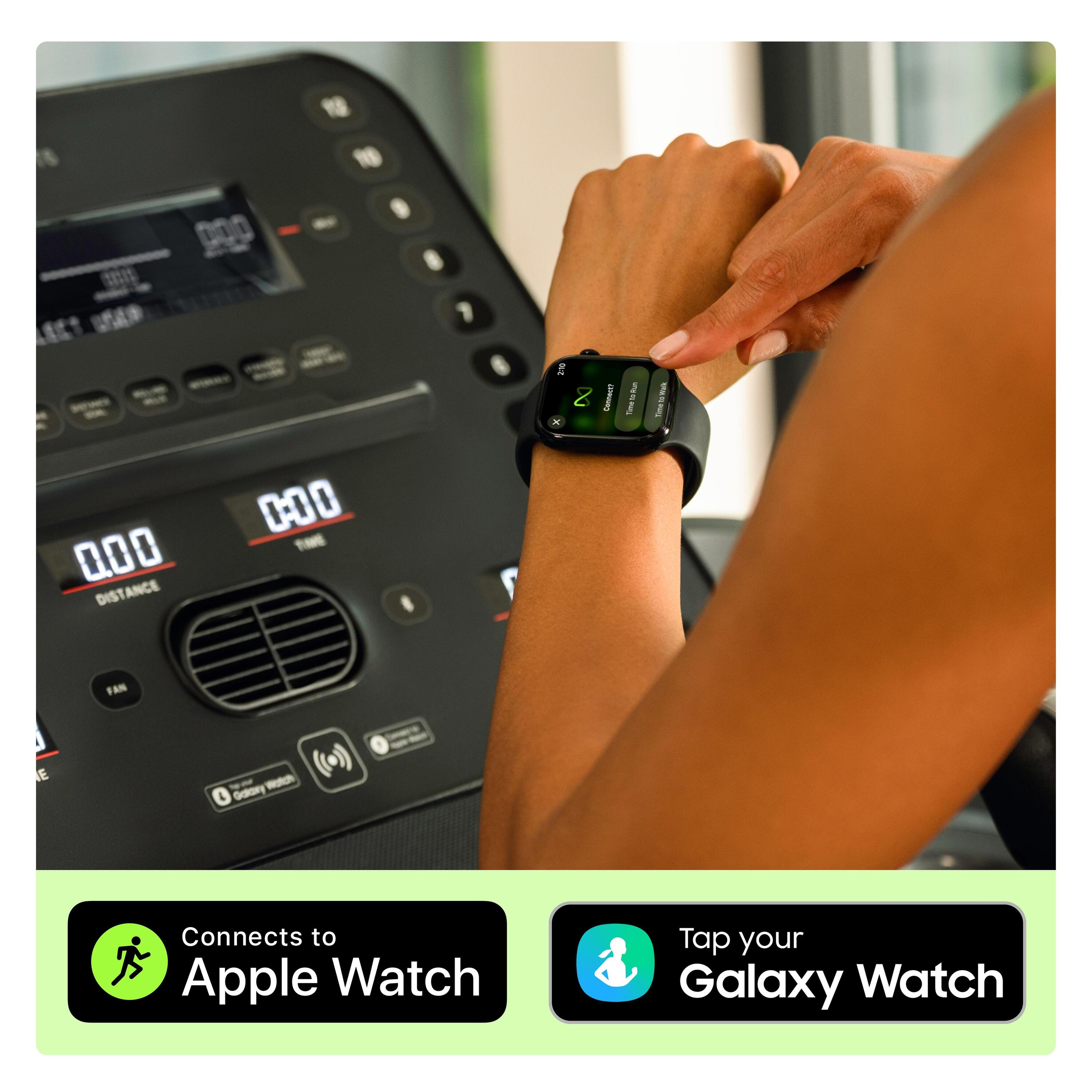 Cinta de correr plegable T6 - 20 km/h, 15%, compatible con Apple y Galaxy Watch 4/10