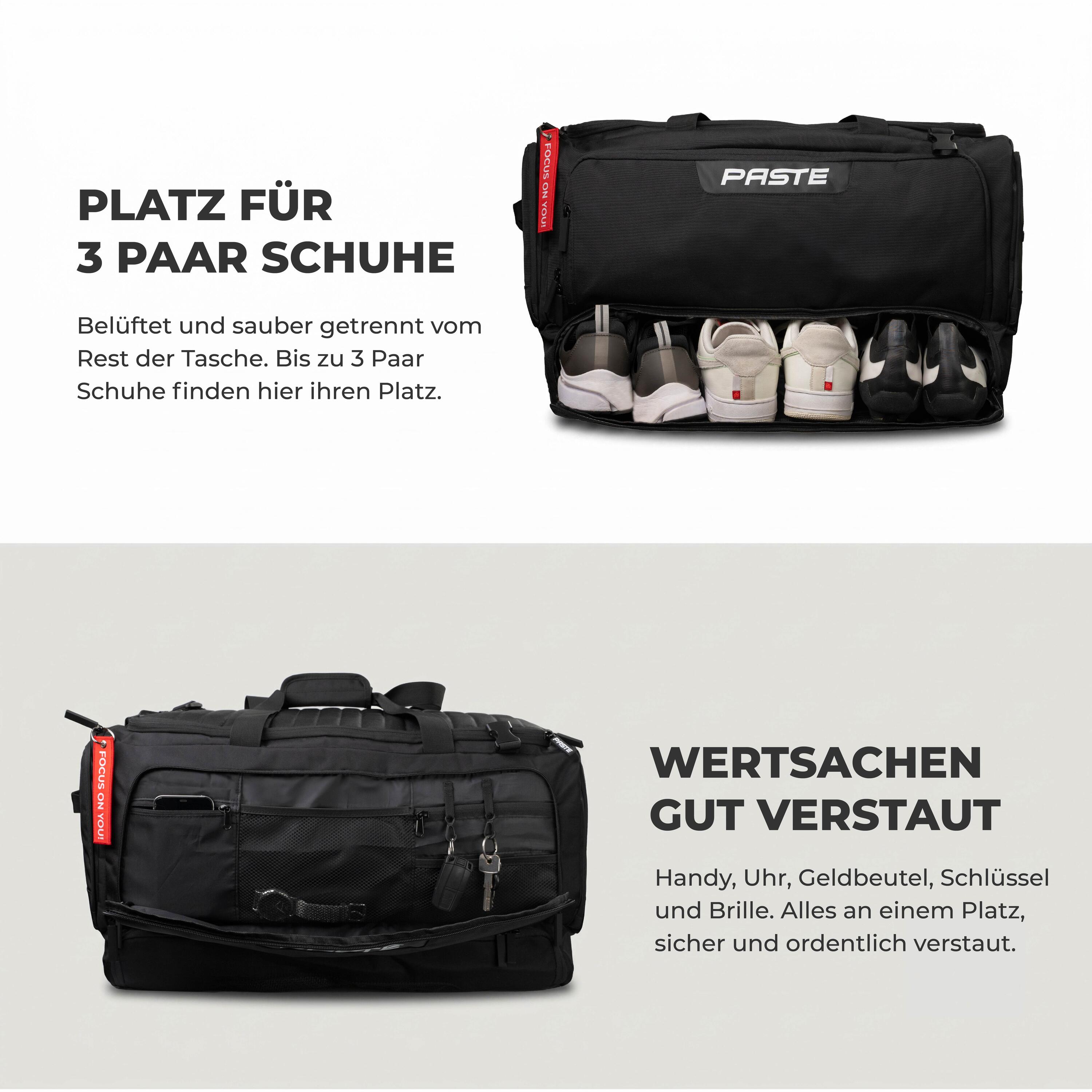Sporttas ALL IN PRO 68L met rugzakfunctie, schoenenvak en koelvak 4/7