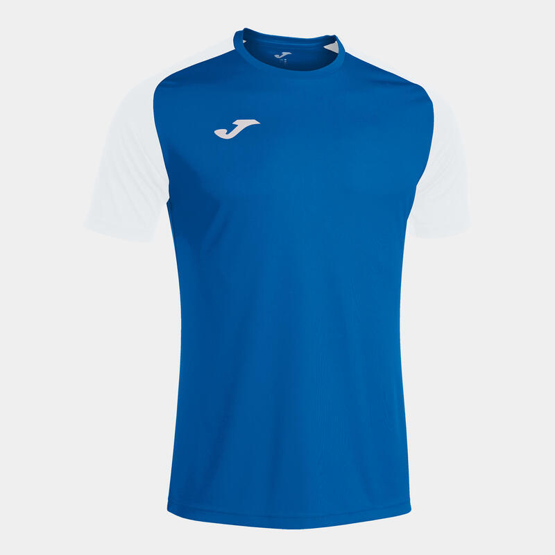 Maillot manches courtes Garçon Joma Academy iv bleu roi blanc