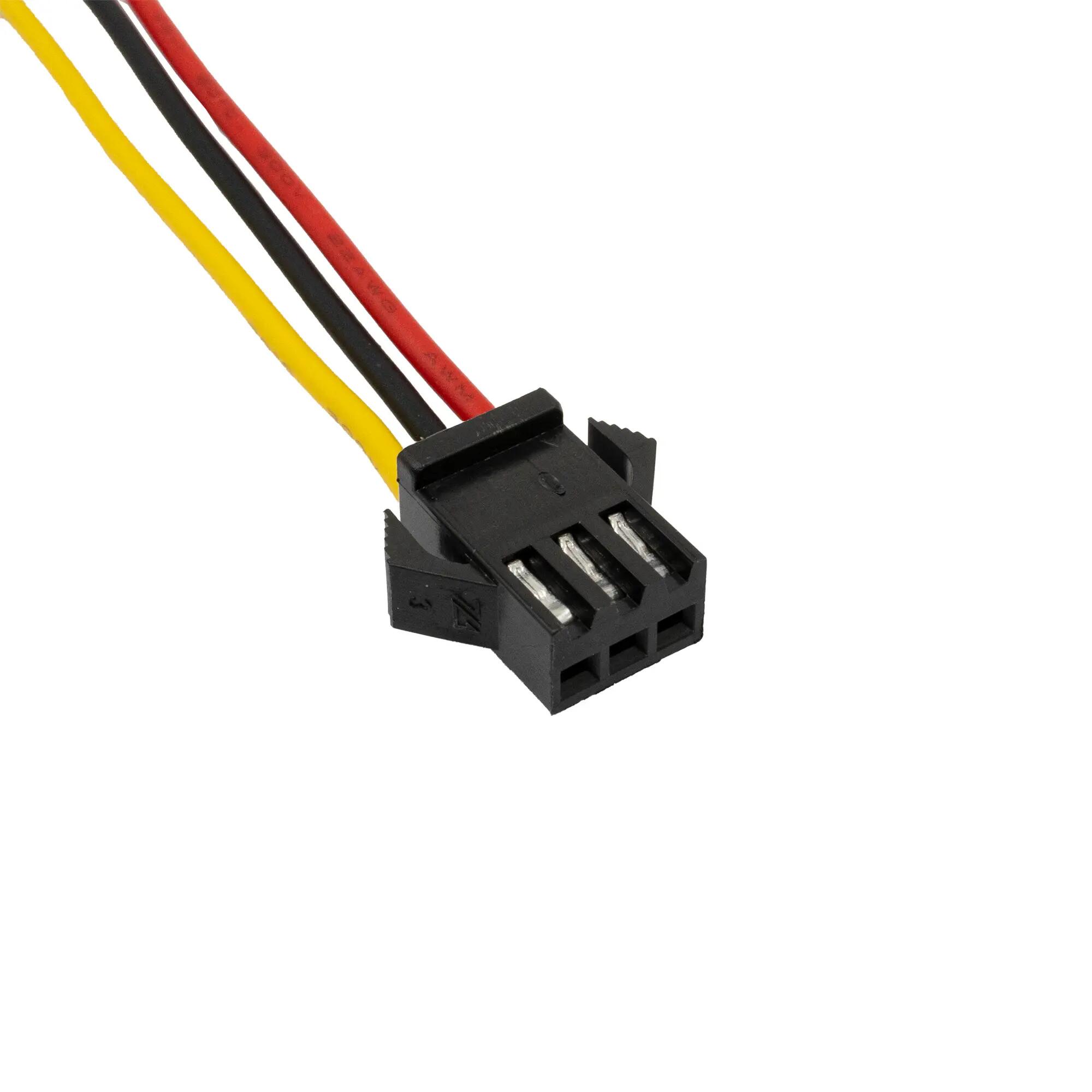 Conector con cable 22AWG SM 3 pin - 5F/5M 4/4