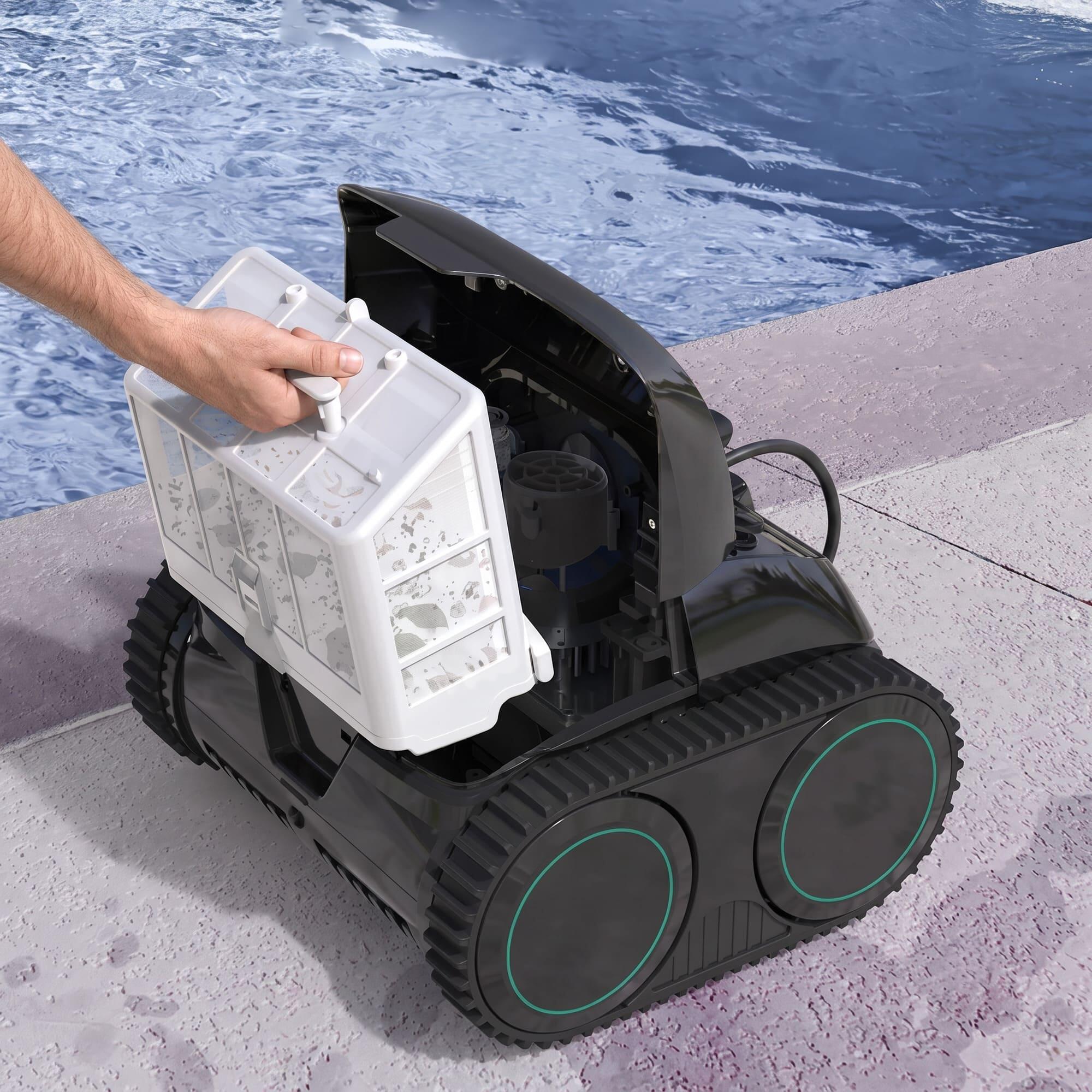 Robot limpiafondos piscina Spyder Expert NG WYBOT sin cables 120 min 3/10