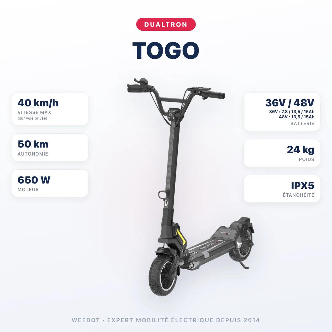 Trottinette Électrique Dualtron Togo 3/6