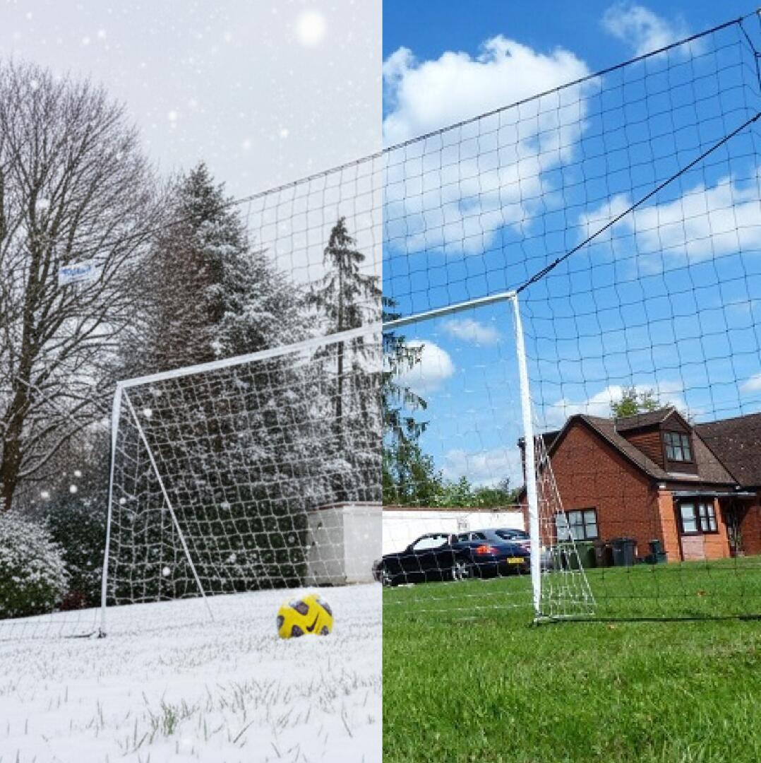 Fußballtor Kinder Garten 3-in-1 | Tor mit Rebounder & Schusswand – Open Goaaal 6/8