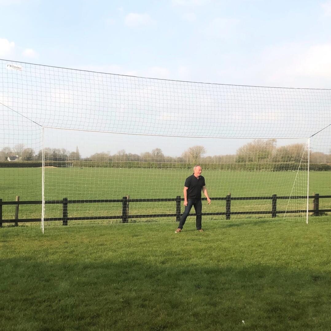 Voetbaldoel met Terugkaatsnet & Achternet Trainer – Open Goaaal Reglementair 6/8