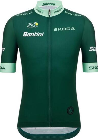 Santini Best Sprinter Tour de France 2025 Korte mouwen Jersey Groen