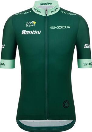 Santini Best Sprinter Tour de France 2025 Korte mouwen Jersey Groen