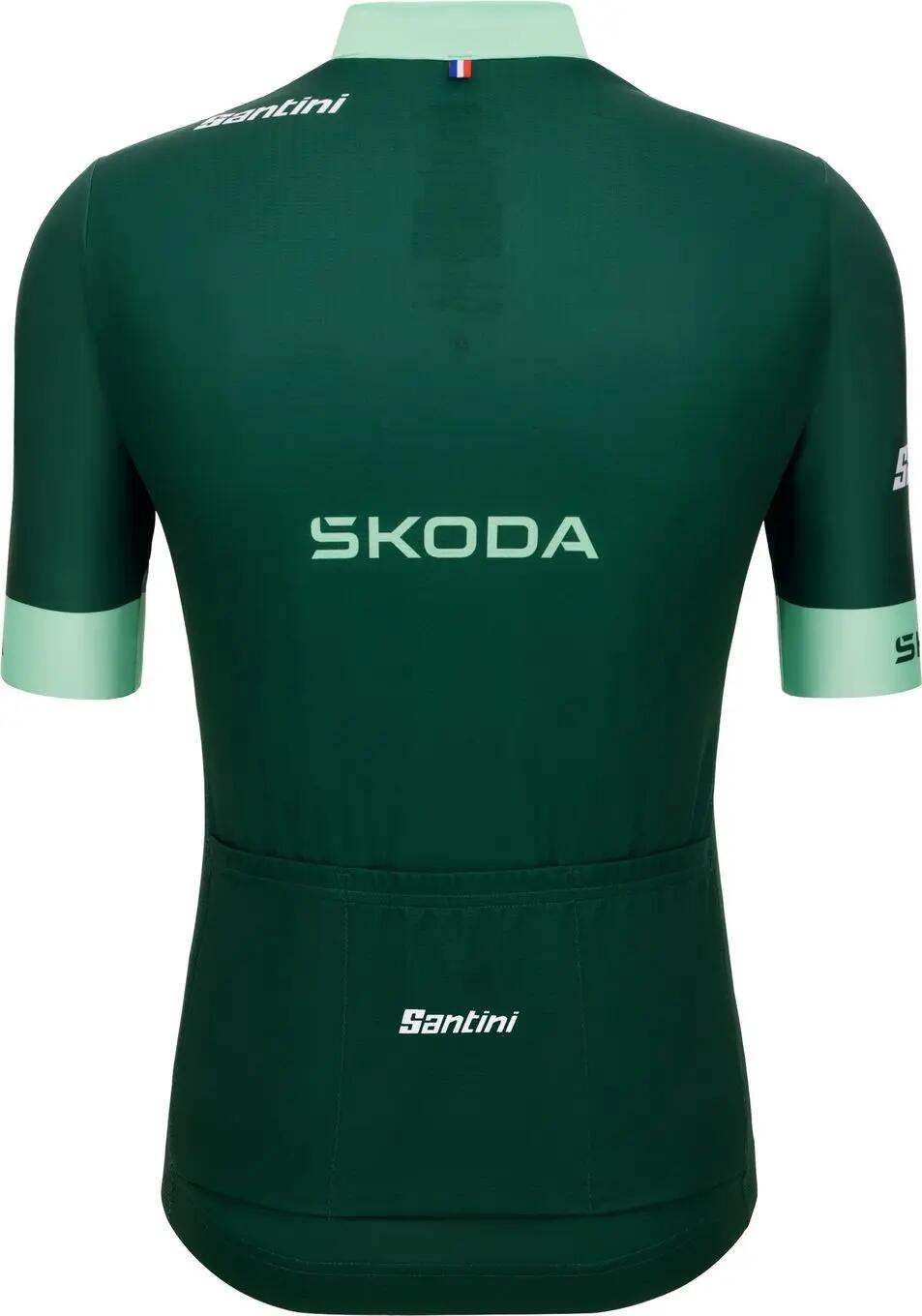 Trikot mit kurzen Ärmeln Santini Meilleur Sprinter Tour de France 2025 Grün 3/3