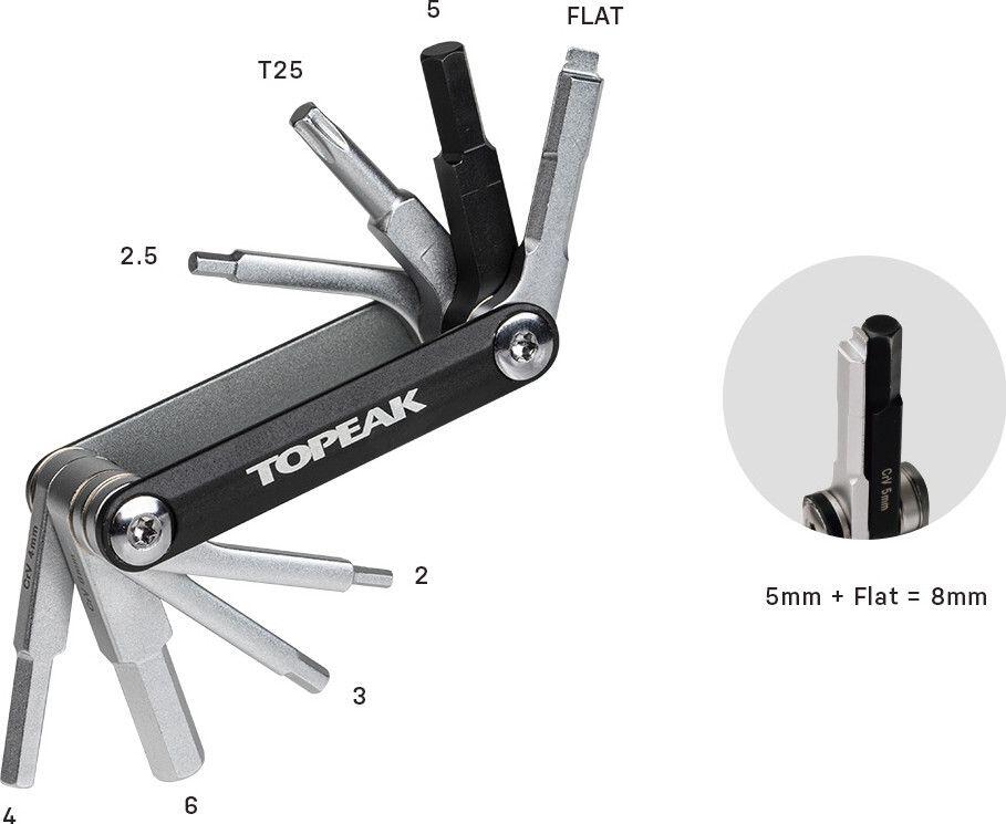Multiherramienta Topeak TubiMaster RXT Pro 5/7