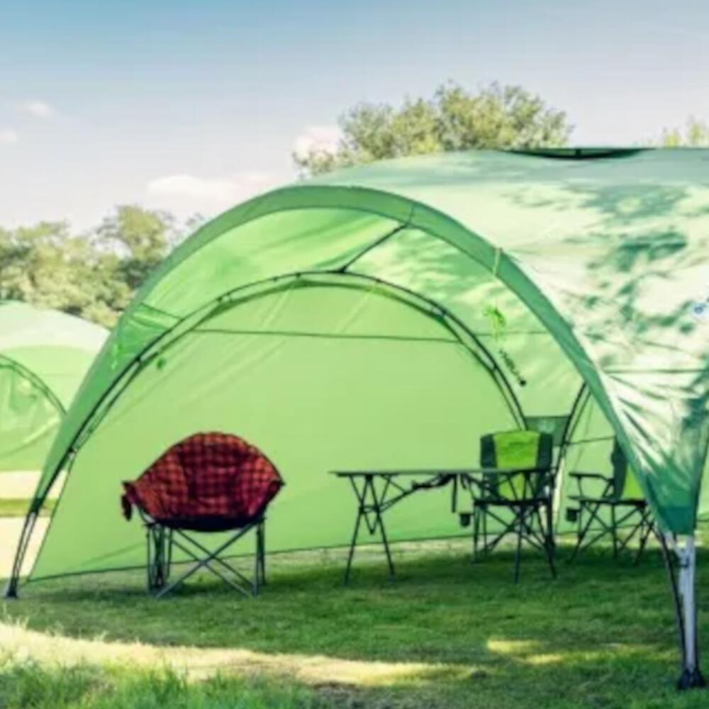 Paroi latérale HUSKY Broof XL polyester 185T vert PU 3000 mm 3/4