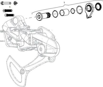 Kit Visserie Sram Dérailleur X01 Eagle AXS