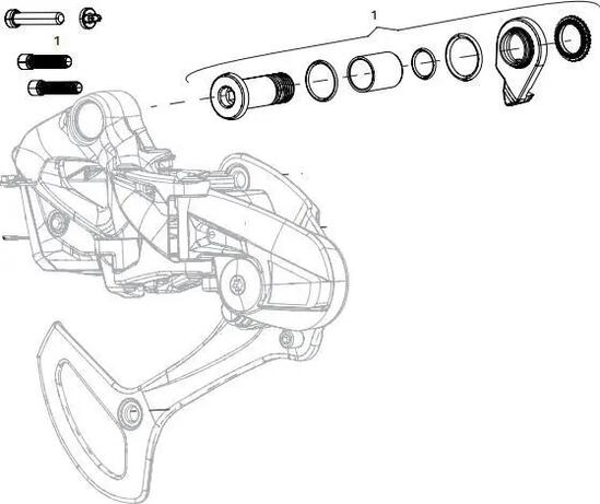 Kit Visserie Sram Dérailleur X01 Eagle AXS