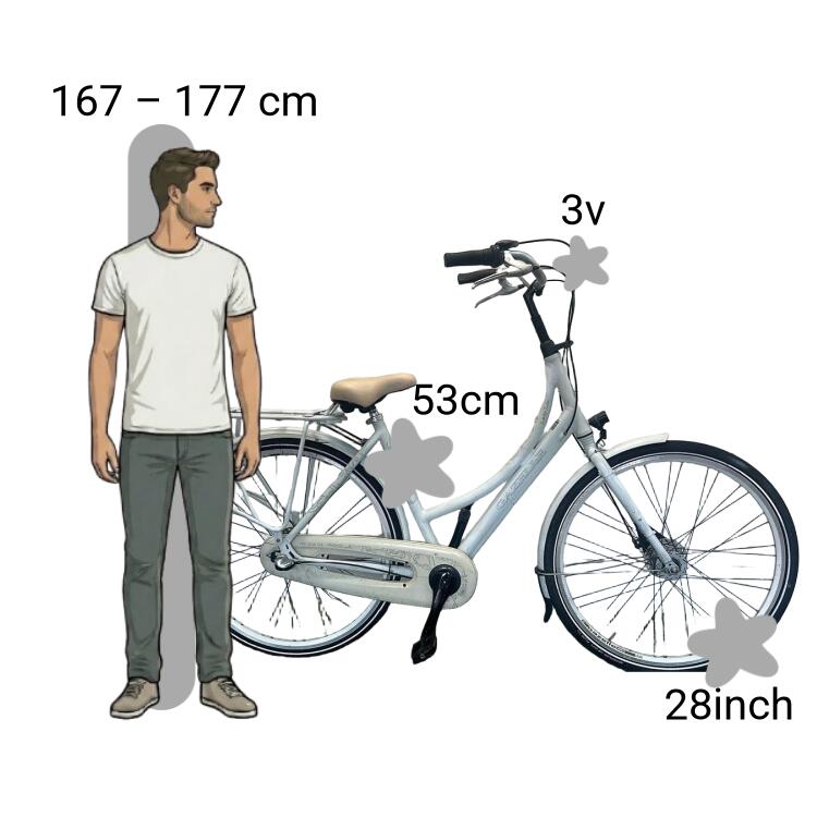 Bicicleta usada Gazelle Lady Liu 2/4