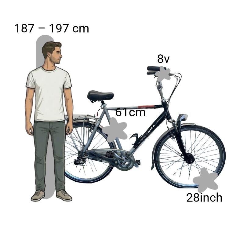 Vélo d’occasion Gazelle Sportive 2/4