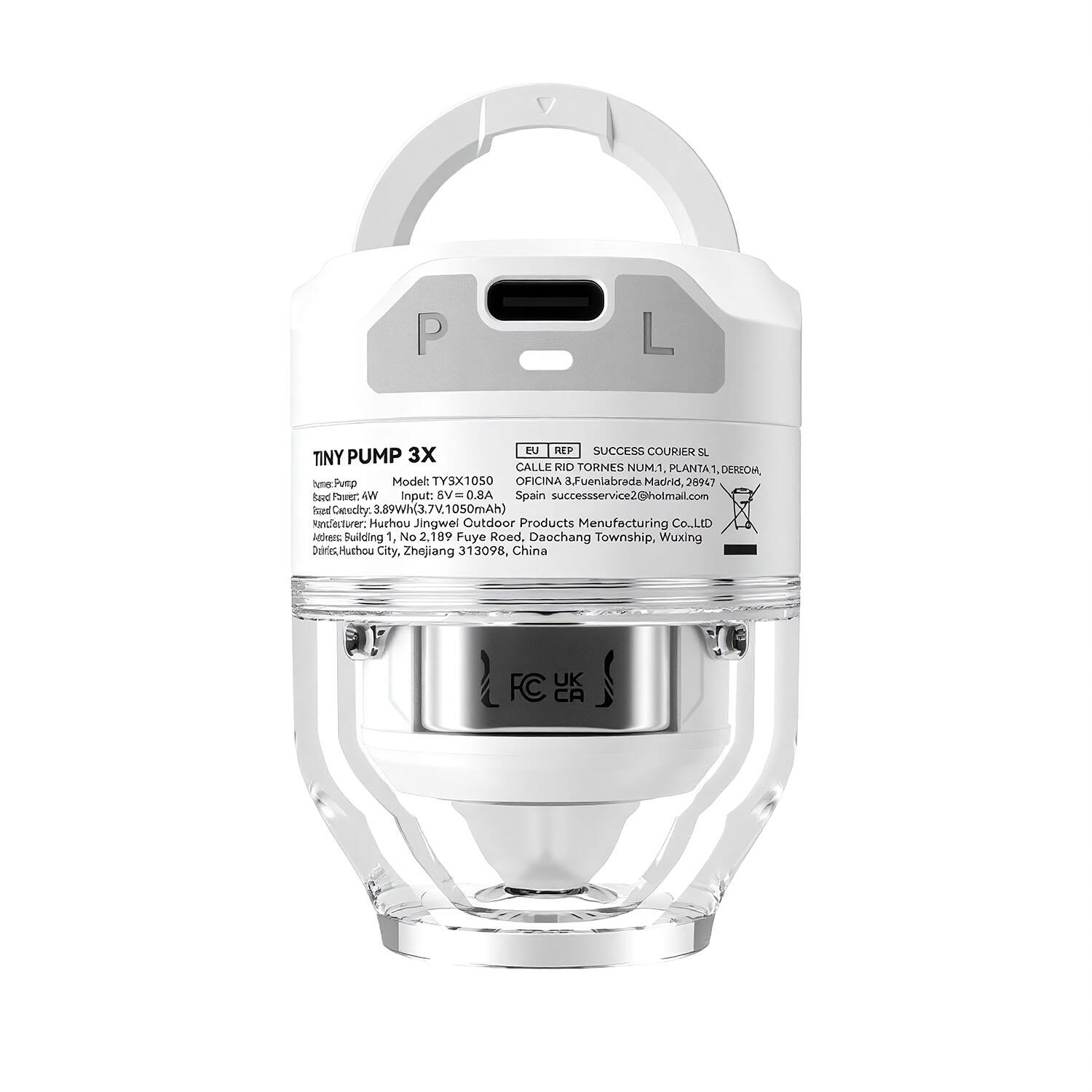 Tiny Pump 3X Bomba de ar compacta | Portátil e sem fios 3/7