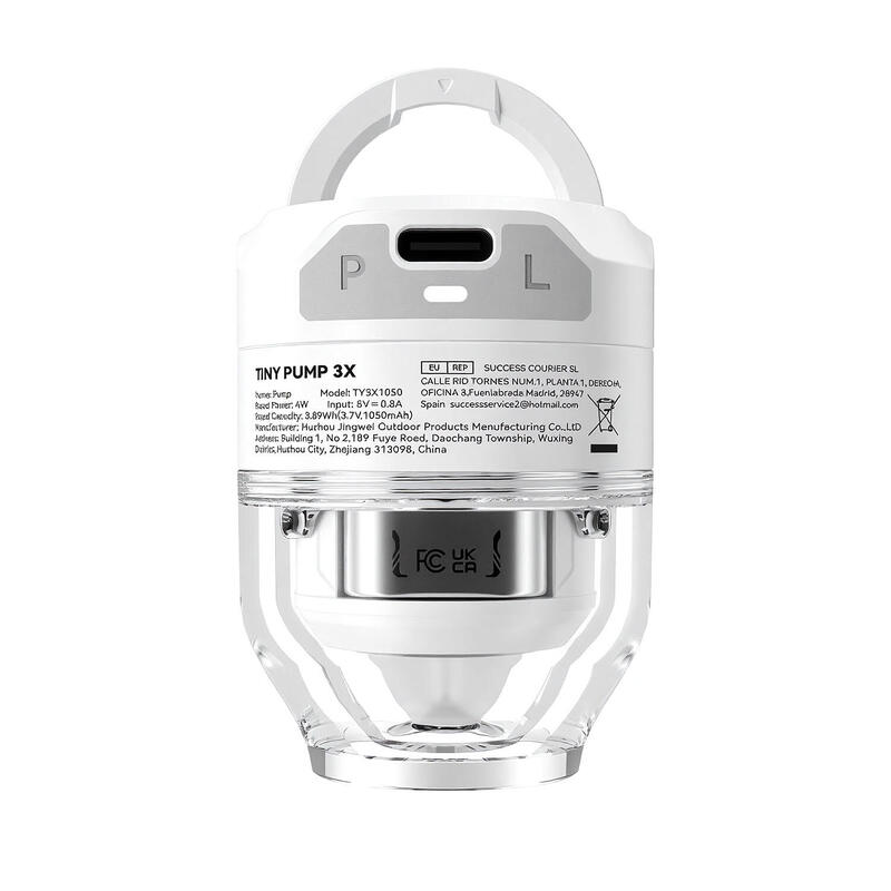 Tiny Pump 3X Pompă de aer compactă | Pompă de camping fără fir | Călătorie și