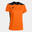 T-shirt manga curta Mulher Joma Championship vi laranja preto