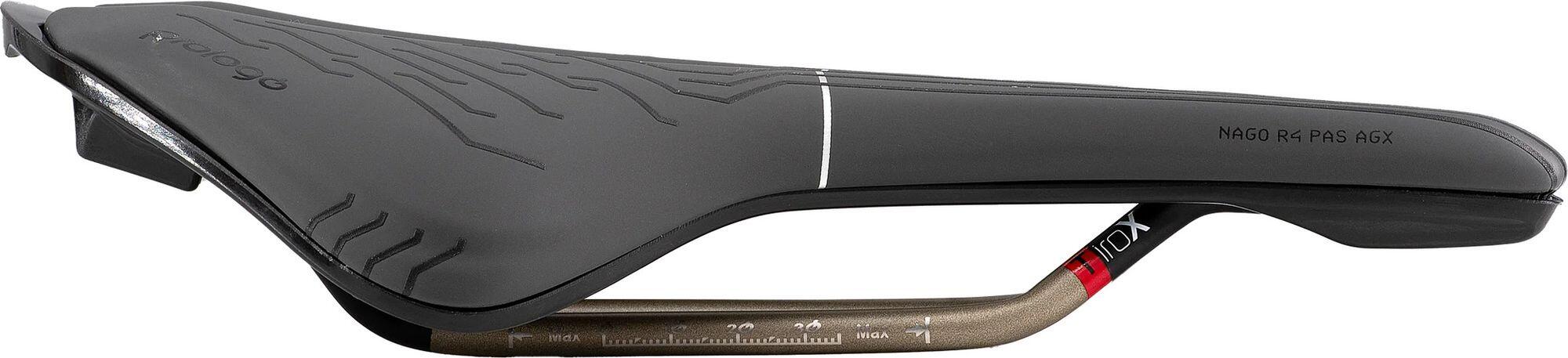 Prologo Nago R4 PAS AGX Tirox Slide Control-zadel, antracietgrijs 2/4
