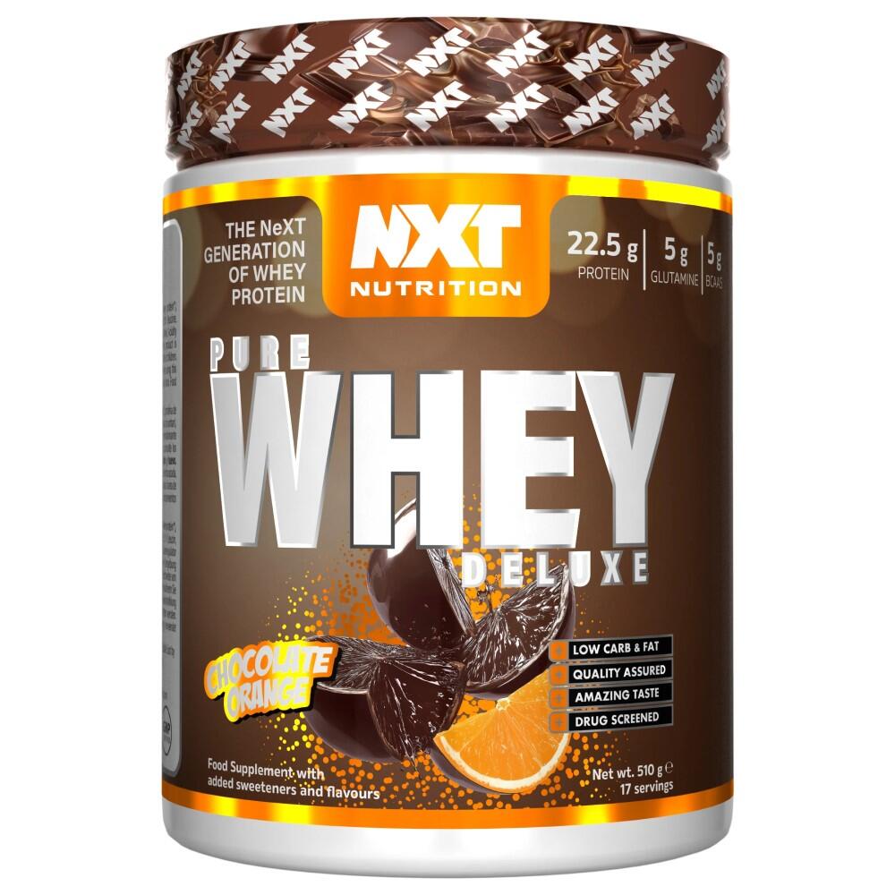 NXT Nutrition Pure Whey Deluxe 510g vanilla ice cream