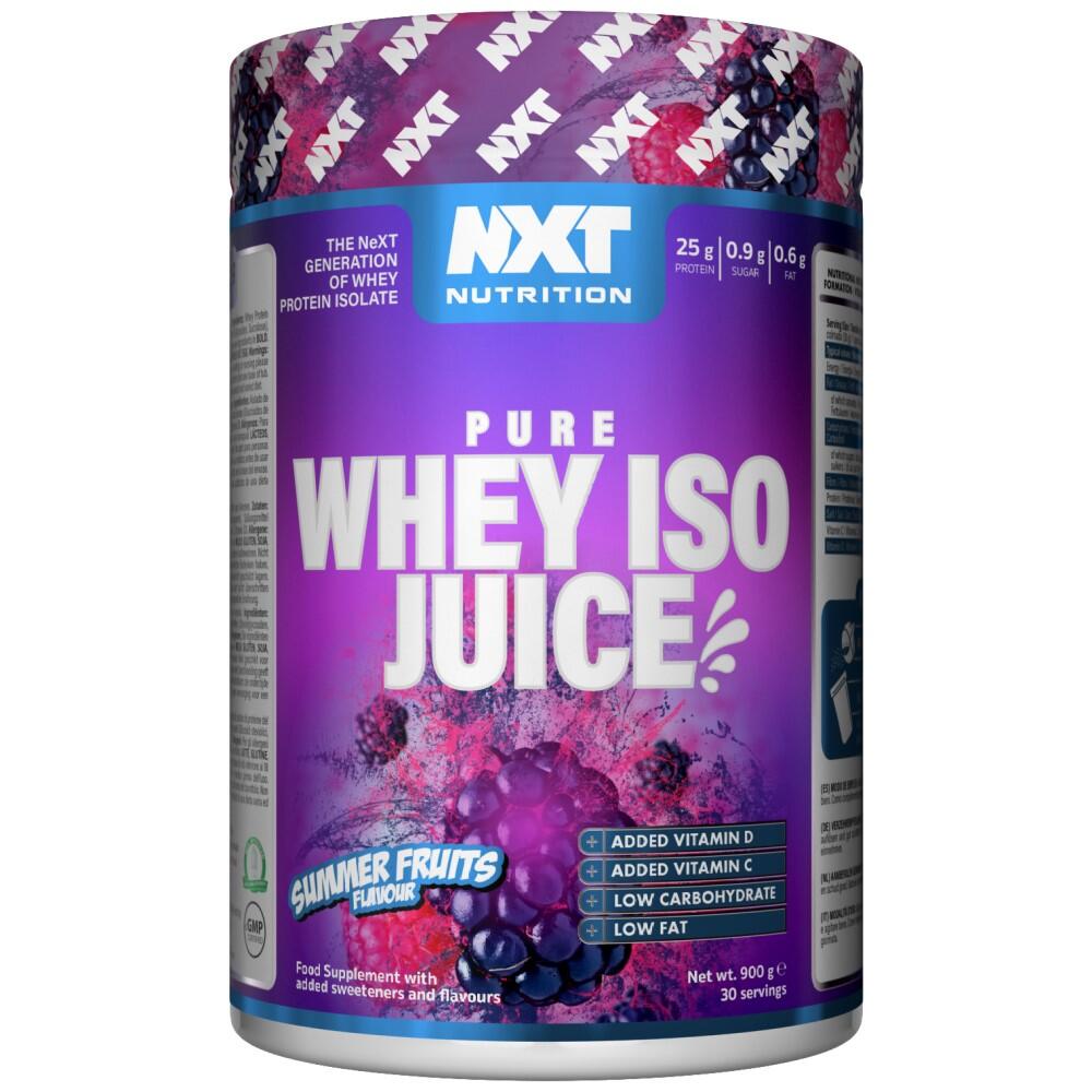 NXT Nutrition Pure Whey ISO Juice 900g summer fruits