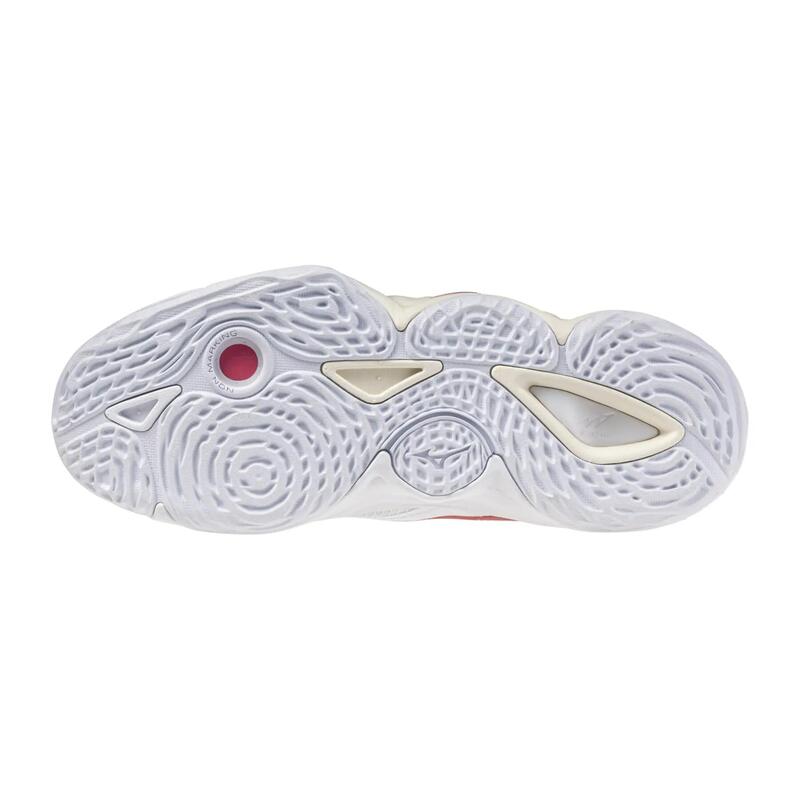Pantofi de interior femei Mizuno Wave Momentum Elite, alb