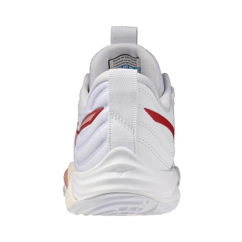 Pantofi de interior femei Mizuno Wave Momentum Elite, alb