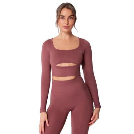Top manches longues sans coutures femme Carpatree Dopamine Buzz