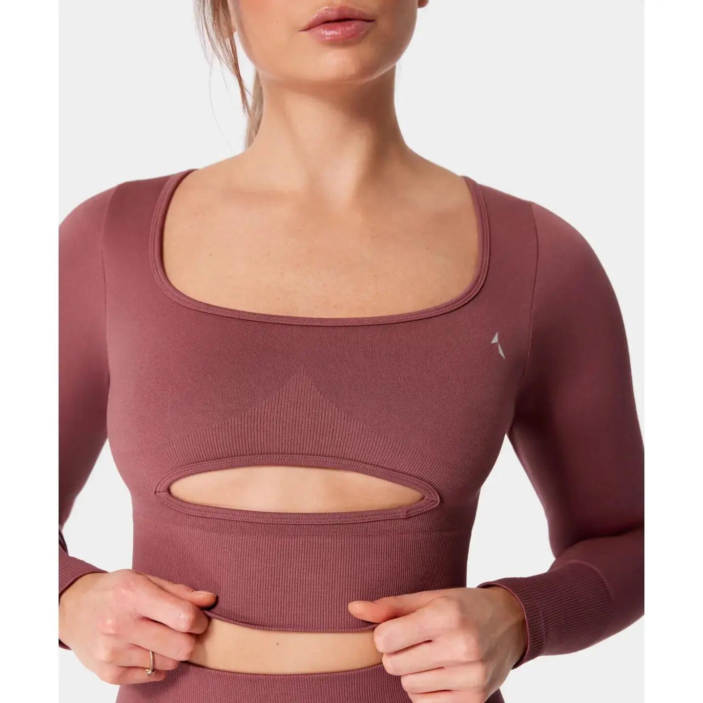 Camiseta de manga larga sin costuras mujer Carpatree Dopamine Buzz 5/7