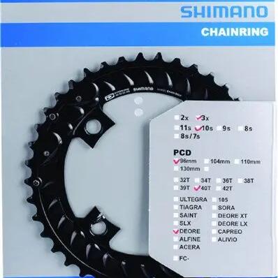 Shimano Deore 10V Chainring 40T BCD 96mm - Y1WC98020 M6000